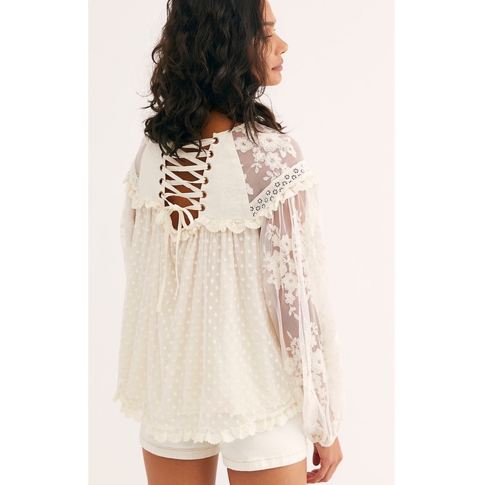 NWT Spell Dawn Lace Blouse - Picture 2 of 9
